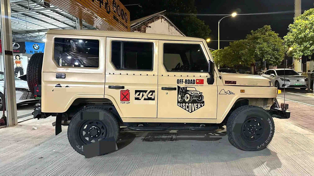 Used 2020 BAW Beijing 212 2.4T Manual 4WD Hardtop Square Door Off-road SUV (Reg. 2021) for Export