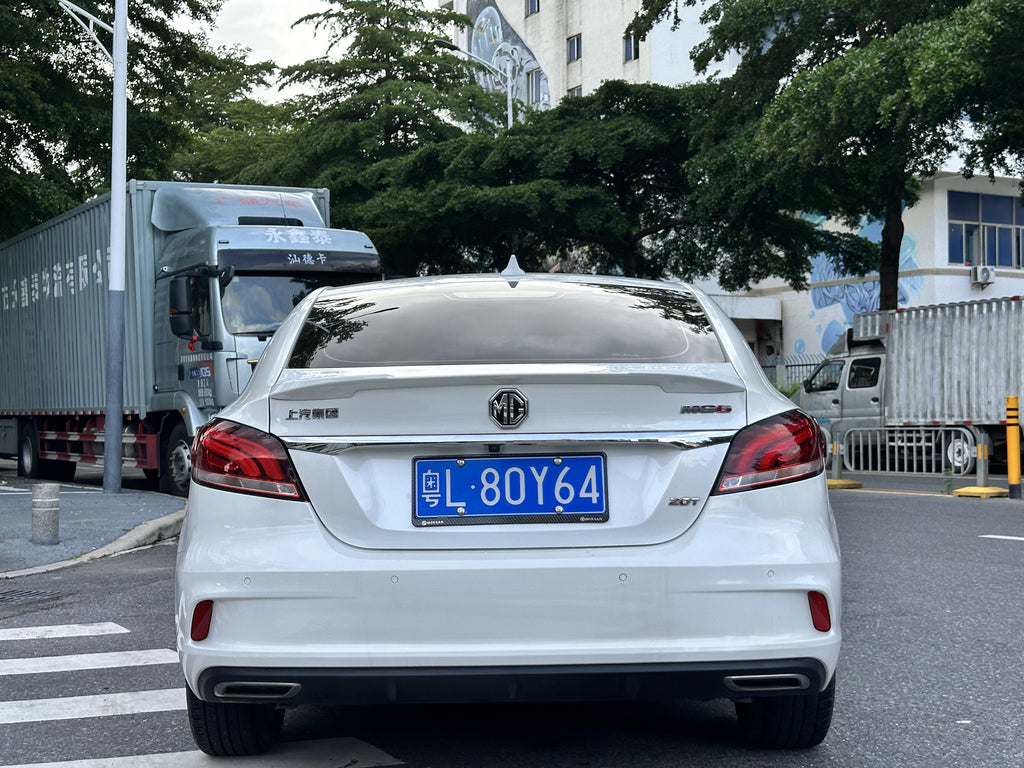 MG 6 2017 rear view straight on