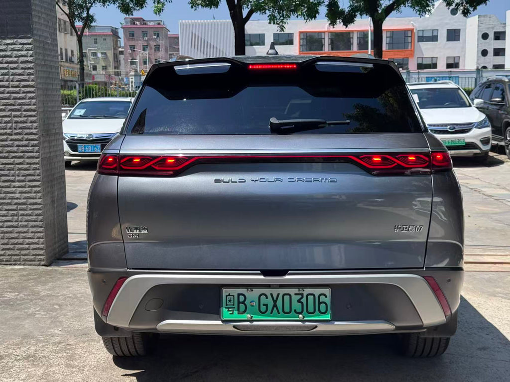 Used 2023 BYD Frigate 07 DM-i 100KM Luxury Hybrid SUV (Reg. 2024), 5-Seater, Silver Grey, FOB Shenzhen For Export