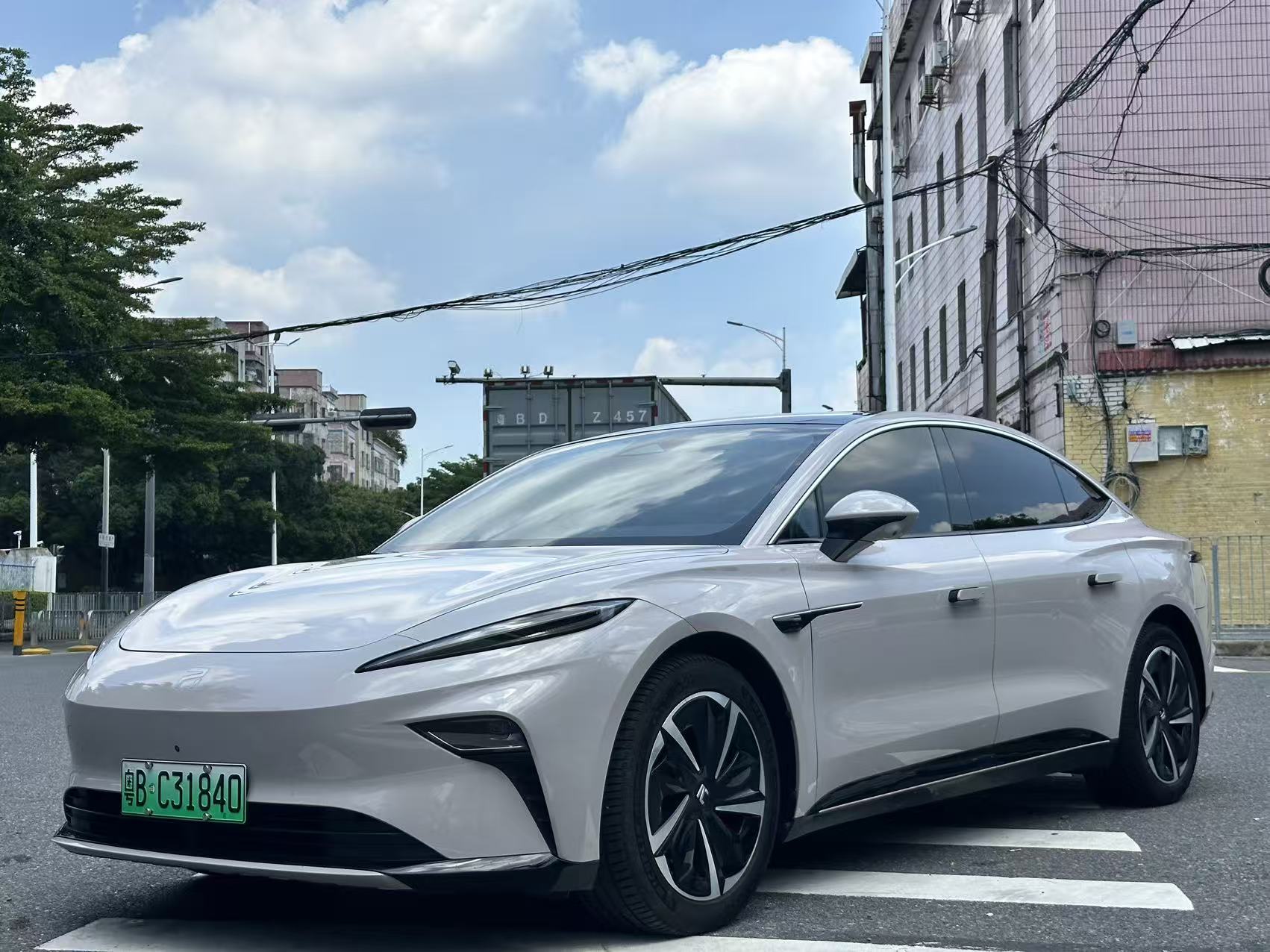 Used Rising Auto F7 2023 Long Range Version | 666km CLTC Range Rear Wheel Drive Pure Electric Liftback Sedan, Left Hand Drive, Non-Commercial