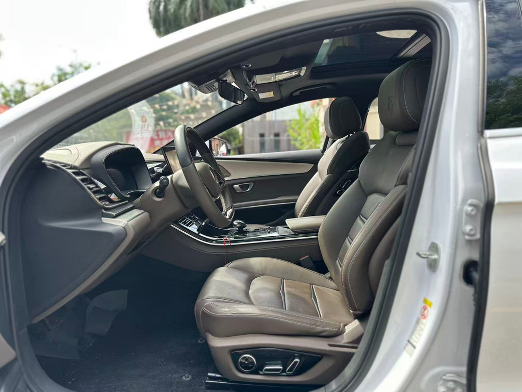 BYD Han DM front interior, driver seat and dashboard
