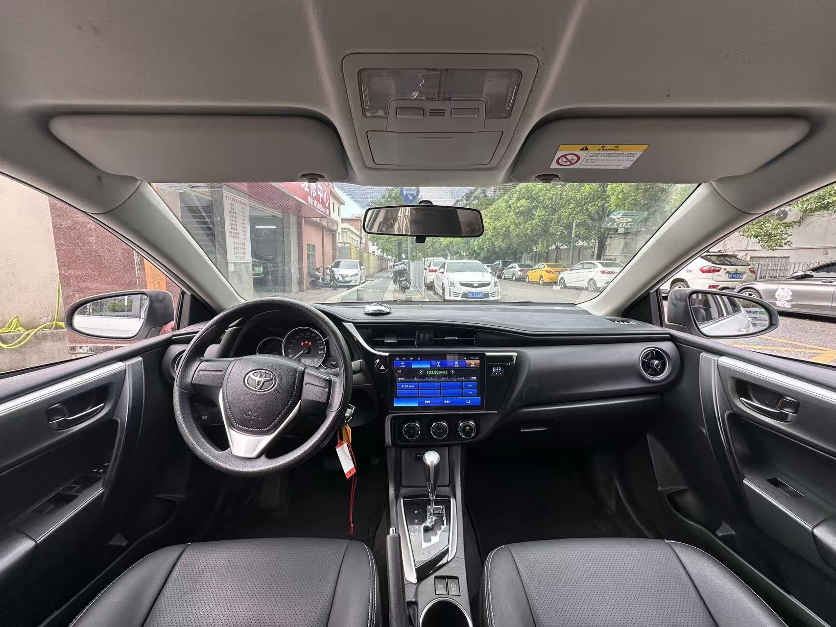 Toyota Corolla rear side exterior view