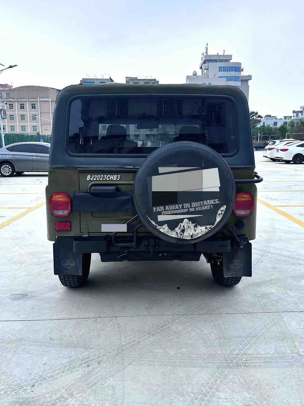 Used 2017 BAW Beijing 212 2.0L Manual 4WD Off-road SUV, Triangle Door Petrol Vehicle For Export
