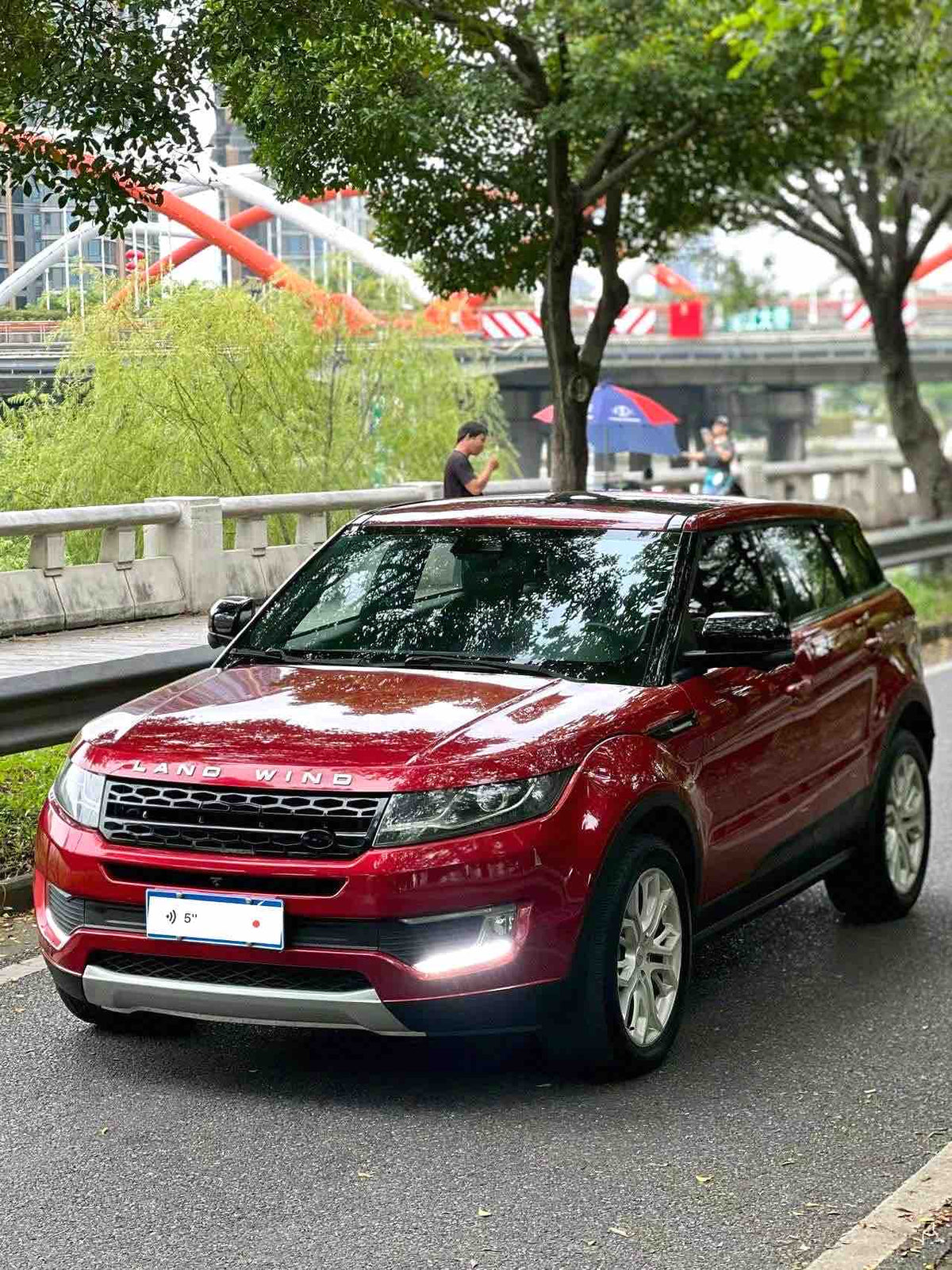 Used 2016 Landwind X7 2.0T Premium Automatic SUV, 90,000 km, Red, For Export from China
