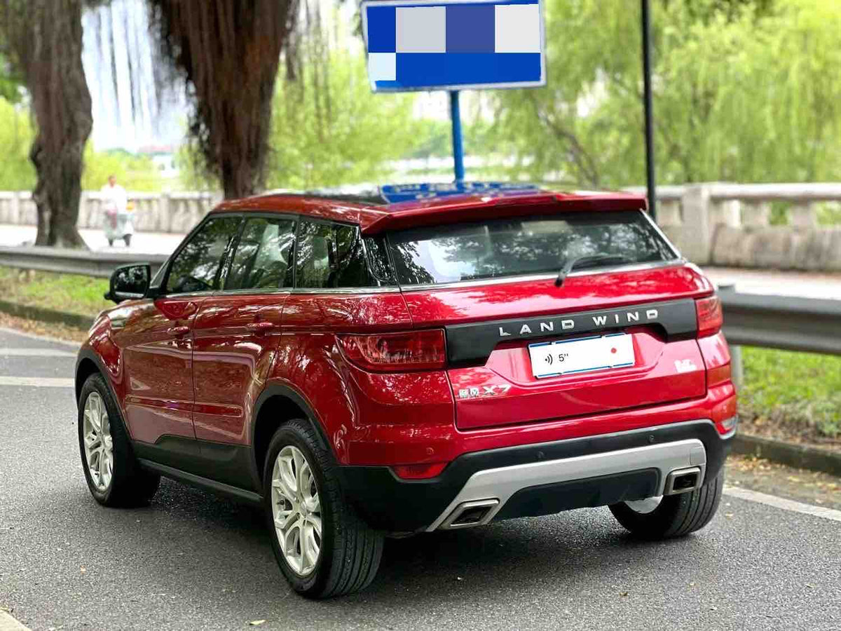 Used 2016 Landwind X7 2.0T Premium Automatic SUV, 90,000 km, Red, For Export from China