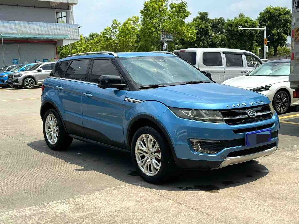 Used 2015 Landwind X7 2.0T Panoramic Flagship Automatic SUV, 84,000 km, Blue, For Export from China