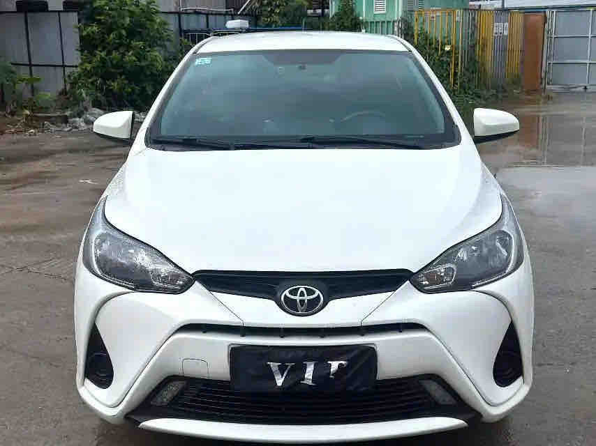 Used 2019 Toyota YARiS L 1.5E CVT Automatic Petrol Sedan, White, 100,000km, For Export