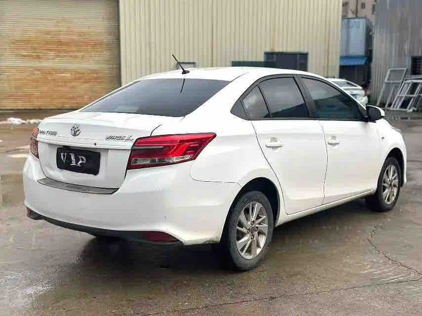 Used 2019 Toyota YARiS L 1.5E CVT Automatic Petrol Sedan, White, 100,000km, For Export