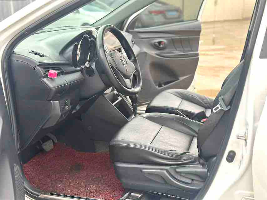 Used 2019 Toyota YARiS L 1.5E CVT Automatic Petrol Sedan, White, 100,000km, For Export