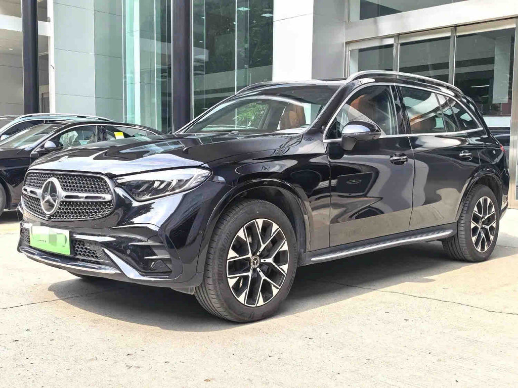 Used Mercedes-Benz GLC 350 e L 4MATIC 2025 2.0T Plug-in Hybrid Luxury SUV | Low 23,000 KM, Black Exterior Orange Interior, Export Ready