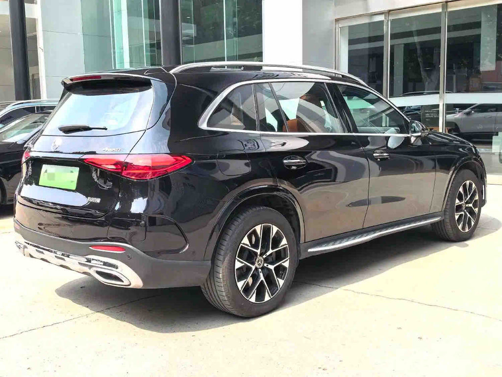 Used Mercedes-Benz GLC 350 e L 4MATIC 2025 2.0T Plug-in Hybrid Luxury SUV | Low 23,000 KM, Black Exterior Orange Interior, Export Ready
