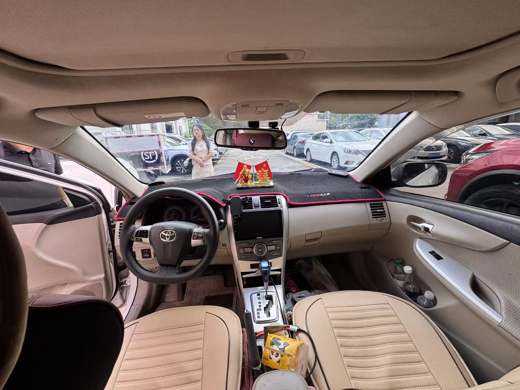 Toyota Corolla 2011 rear seat interior view