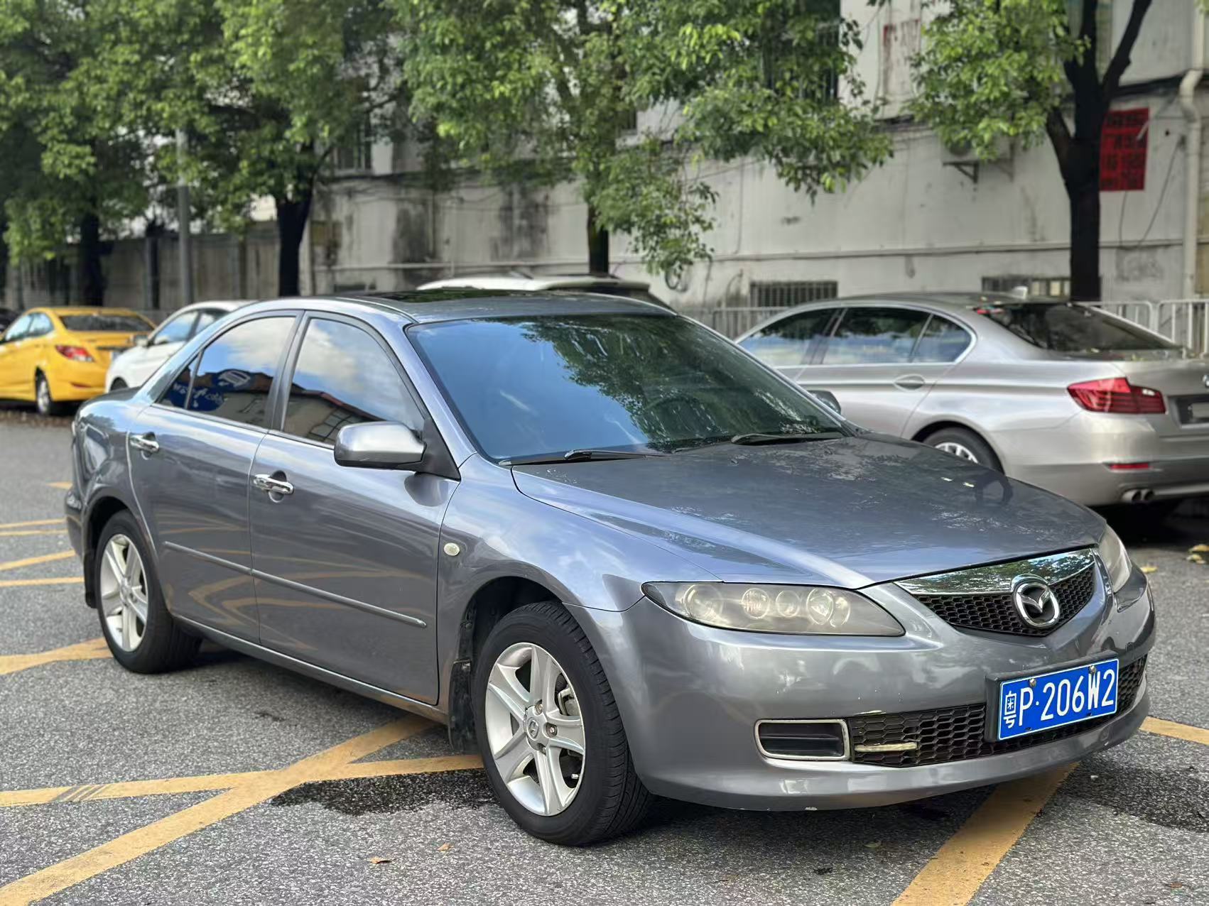 2008 Mazda 6 rear three-quarter left view