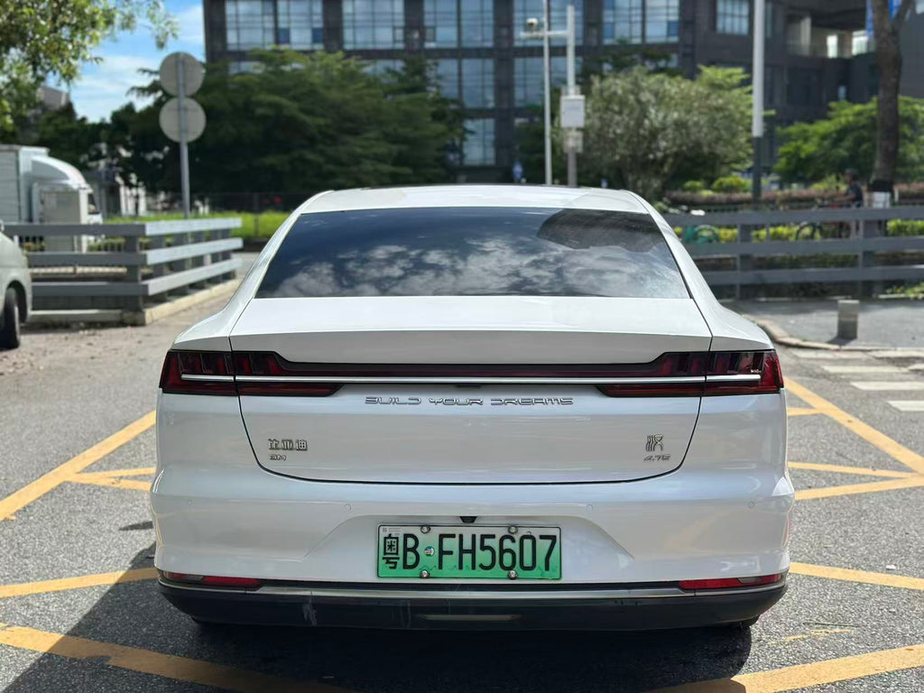 BYD Han DM side profile view