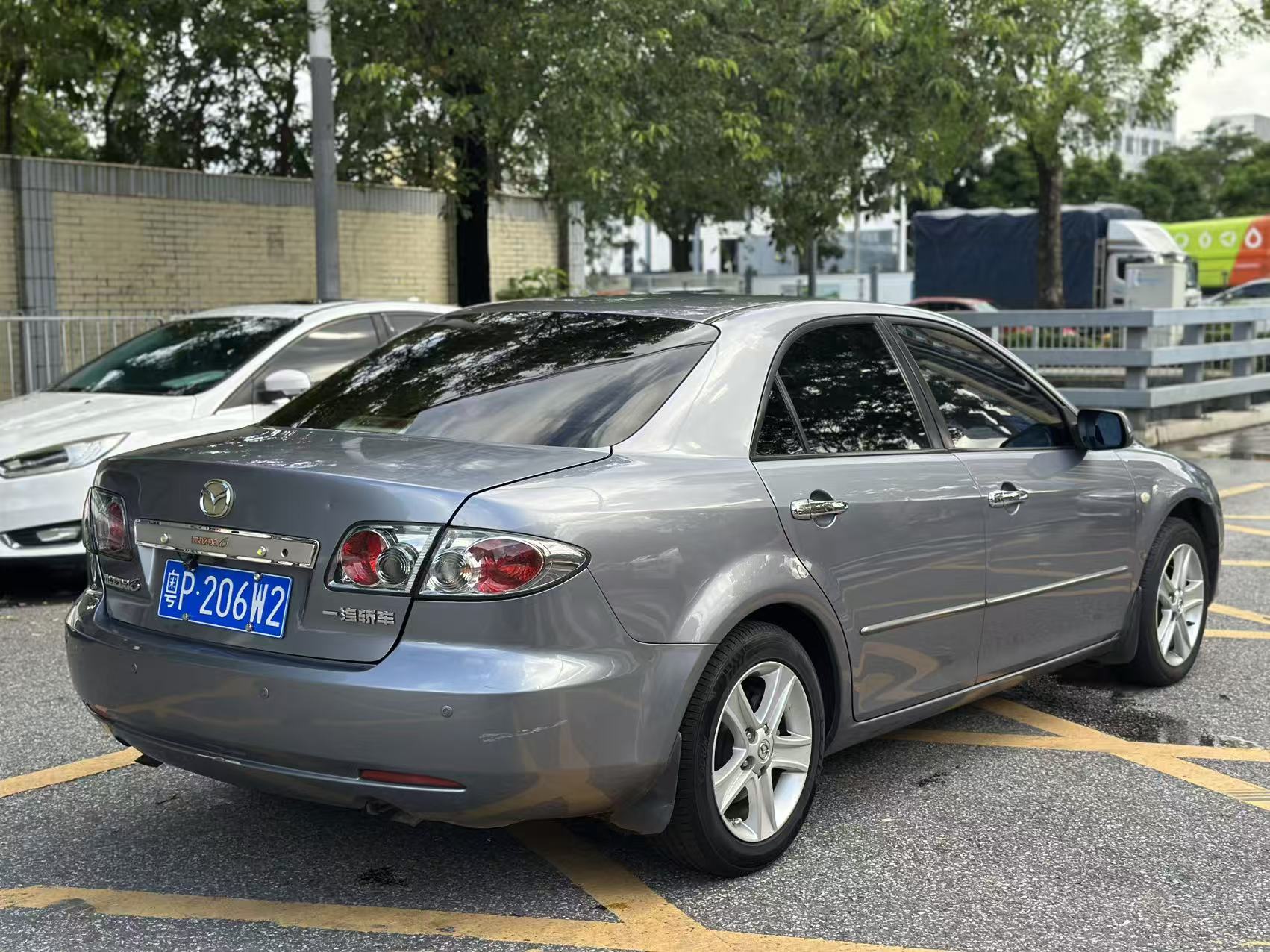 2008 Mazda 6 rear left view street