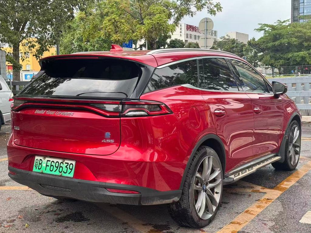FOB Shenzhen Used 2018 BYD Tang New Energy DM 2.0T AWD Smart Connect 7-Seater SUV PHEV 81KM EV Range National V Export Ready