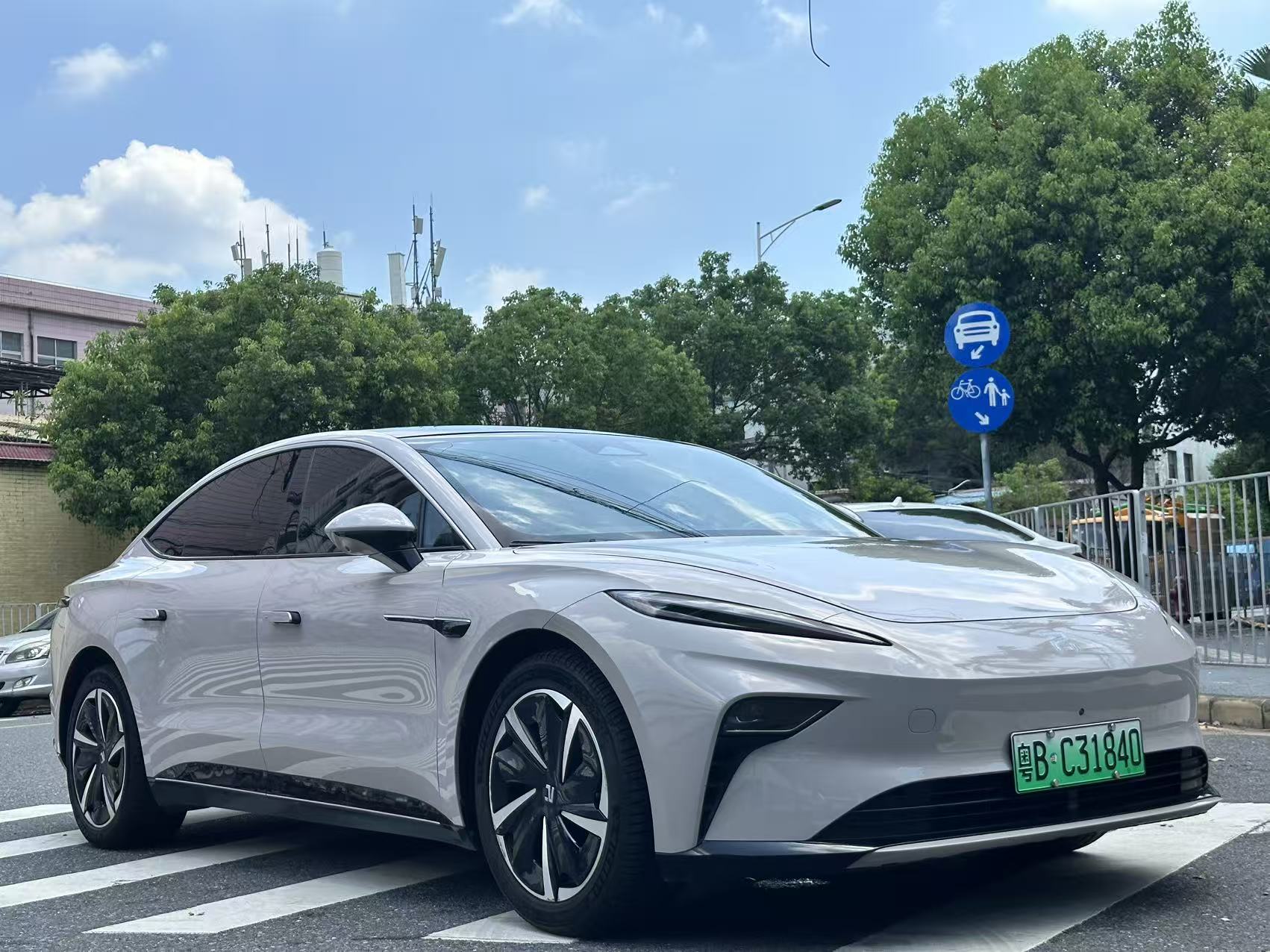 Used Rising Auto F7 2023 Long Range Version | 666km CLTC Range Rear Wheel Drive Pure Electric Liftback Sedan, Left Hand Drive, Non-Commercial