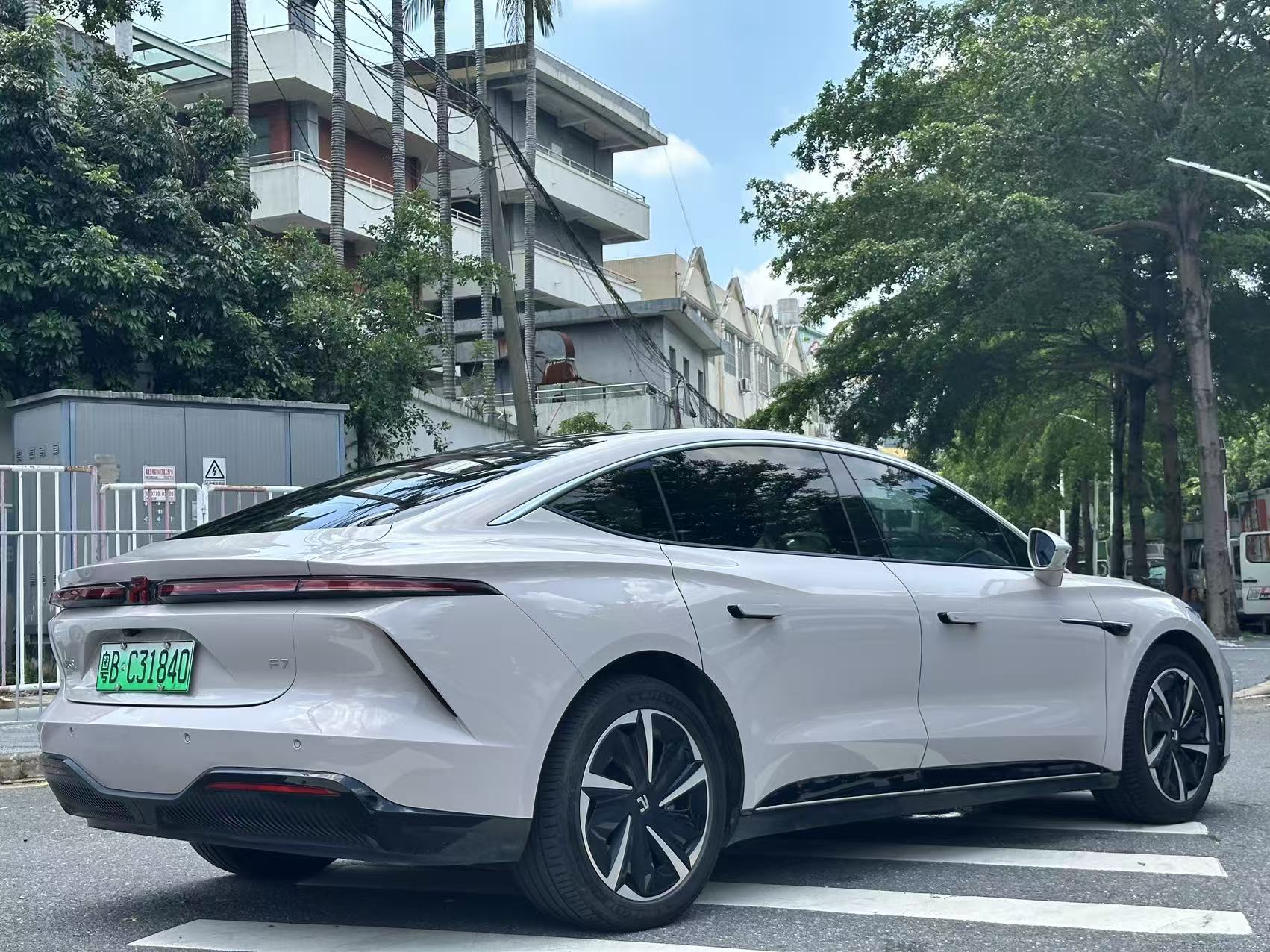 Used Rising Auto F7 2023 Long Range Version | 666km CLTC Range Rear Wheel Drive Pure Electric Liftback Sedan, Left Hand Drive, Non-Commercial