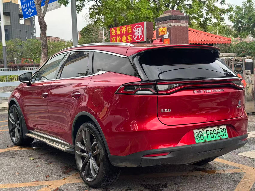 FOB Shenzhen Used 2018 BYD Tang New Energy DM 2.0T AWD Smart Connect 7-Seater SUV PHEV 81KM EV Range National V Export Ready